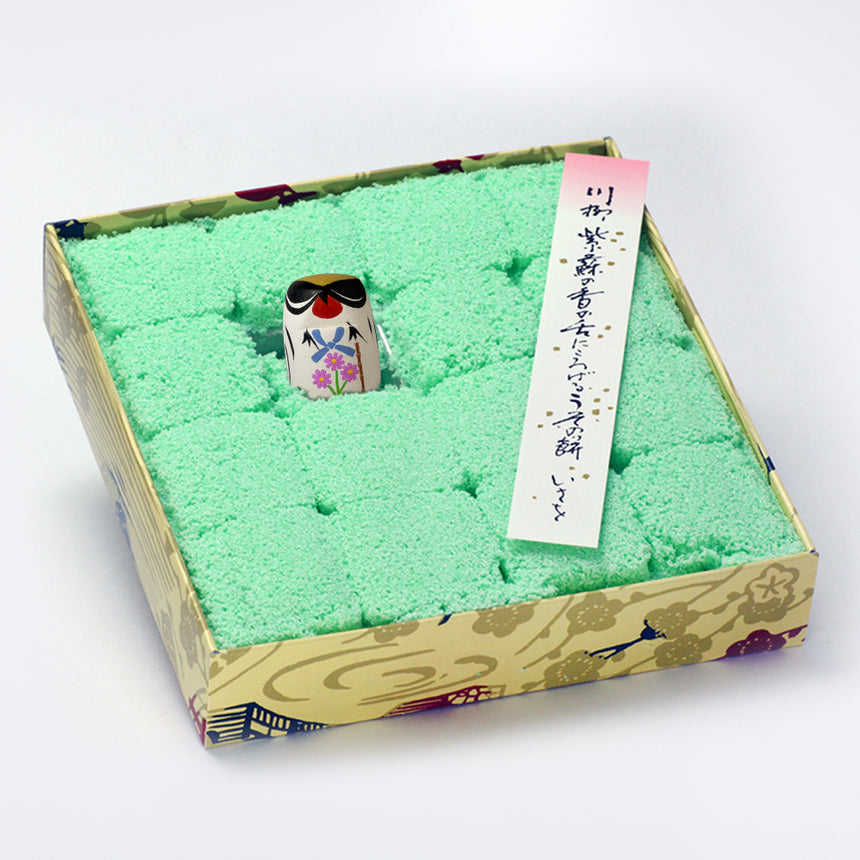 抽選販売♪ 〜7/23までエントリー受付【文楽うその餅】新作文楽『まちの灯』公演記念 「与次郎うそ鳥入り」うその餅