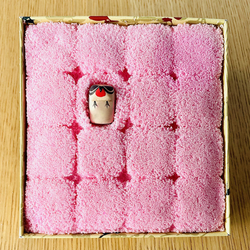 4月20日頃 販売予定♪【天神様の日限定 紅梅色】土うそ入 うその餅（15個入）【4/25(土) 発送予定】